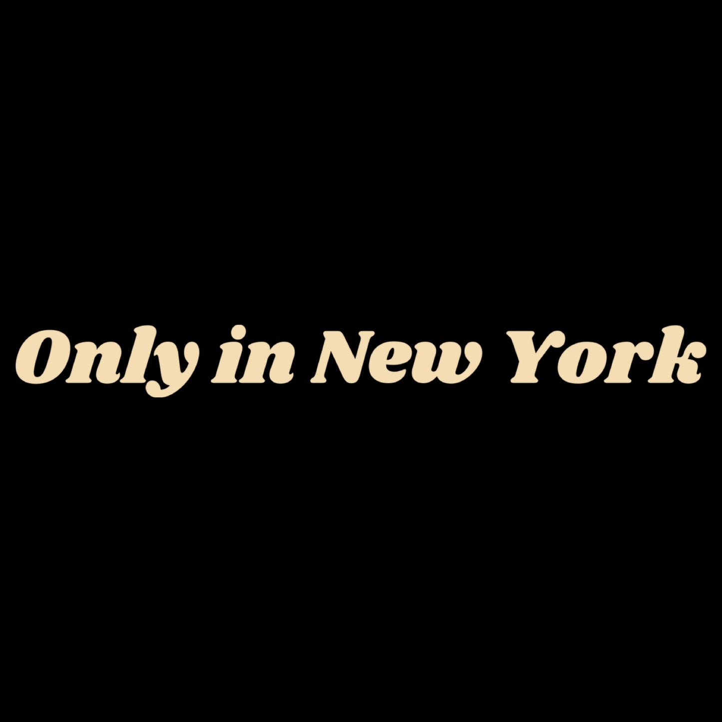 Only in New York Hoodie